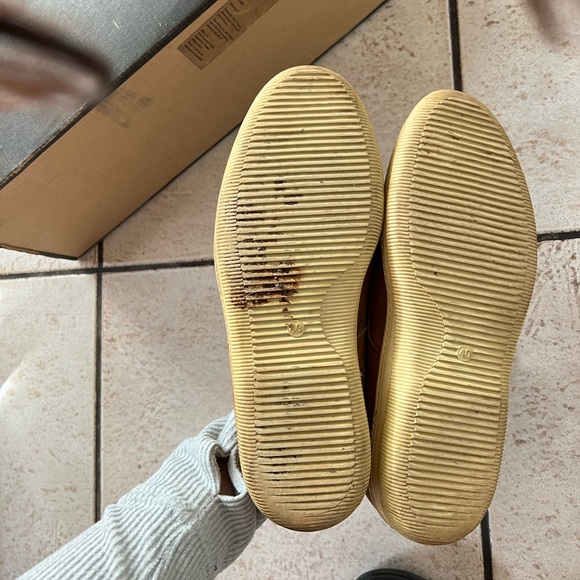 Vintage 1980s Italian leather shoes size EU40 brown suede American by starter - Picture 3 of 5